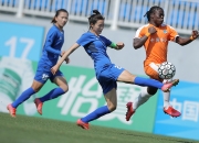 米兰体育登录-中国女足备战全运会足球比赛，球队士气高涨