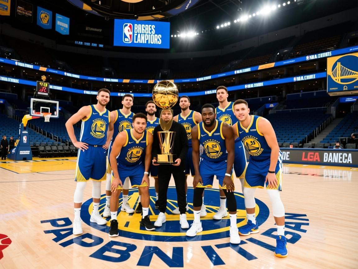 勇士队全队备战季后赛，力争卫冕总冠军